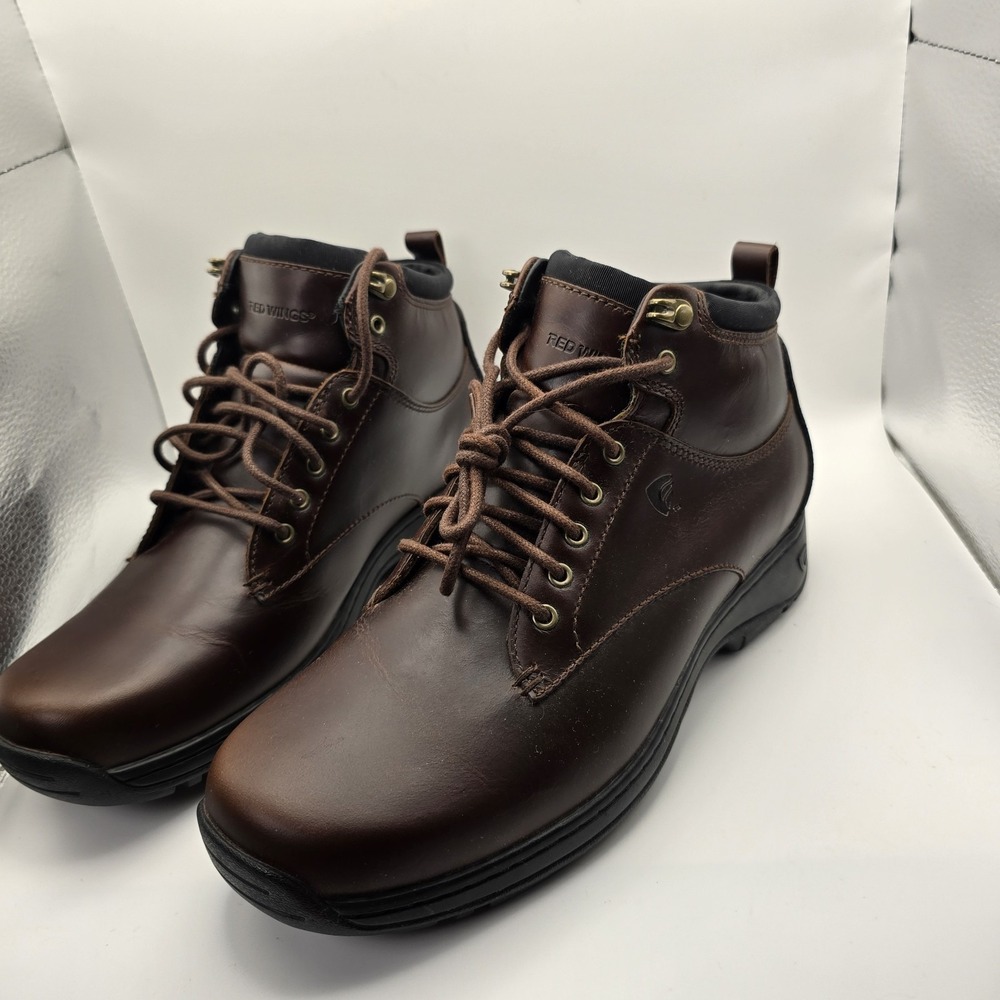 Red Wing Bayport 4601 Men's Brown Leather Chukka Boots Size 9D Lace Up Comfort - Picture 4 of 14